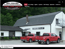Tablet Screenshot of bcollier-realtyauction.com